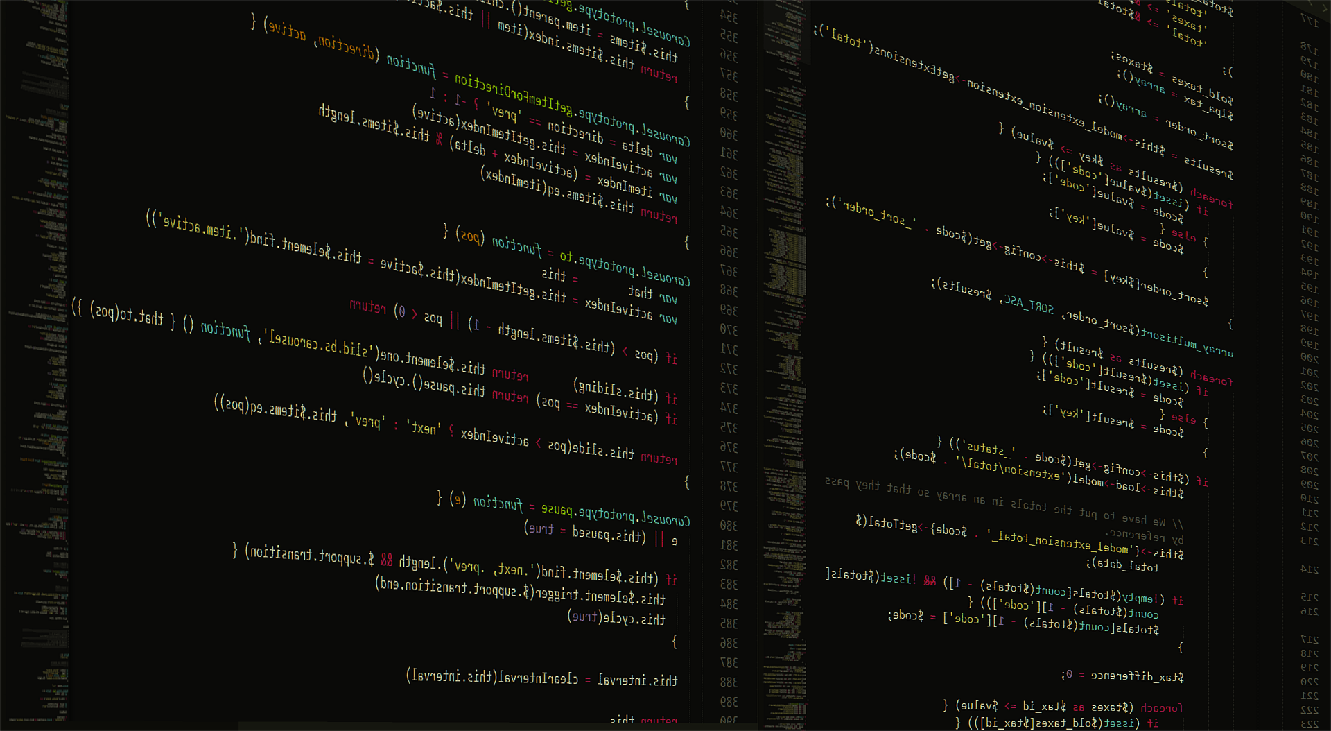 The dense, intricate coding displayed across the entire screen gives the impression of an immersive, complex programming environment, where developers might work on advanced software applications or systems. Credits: pixabay.com (Photo by Boskampi)