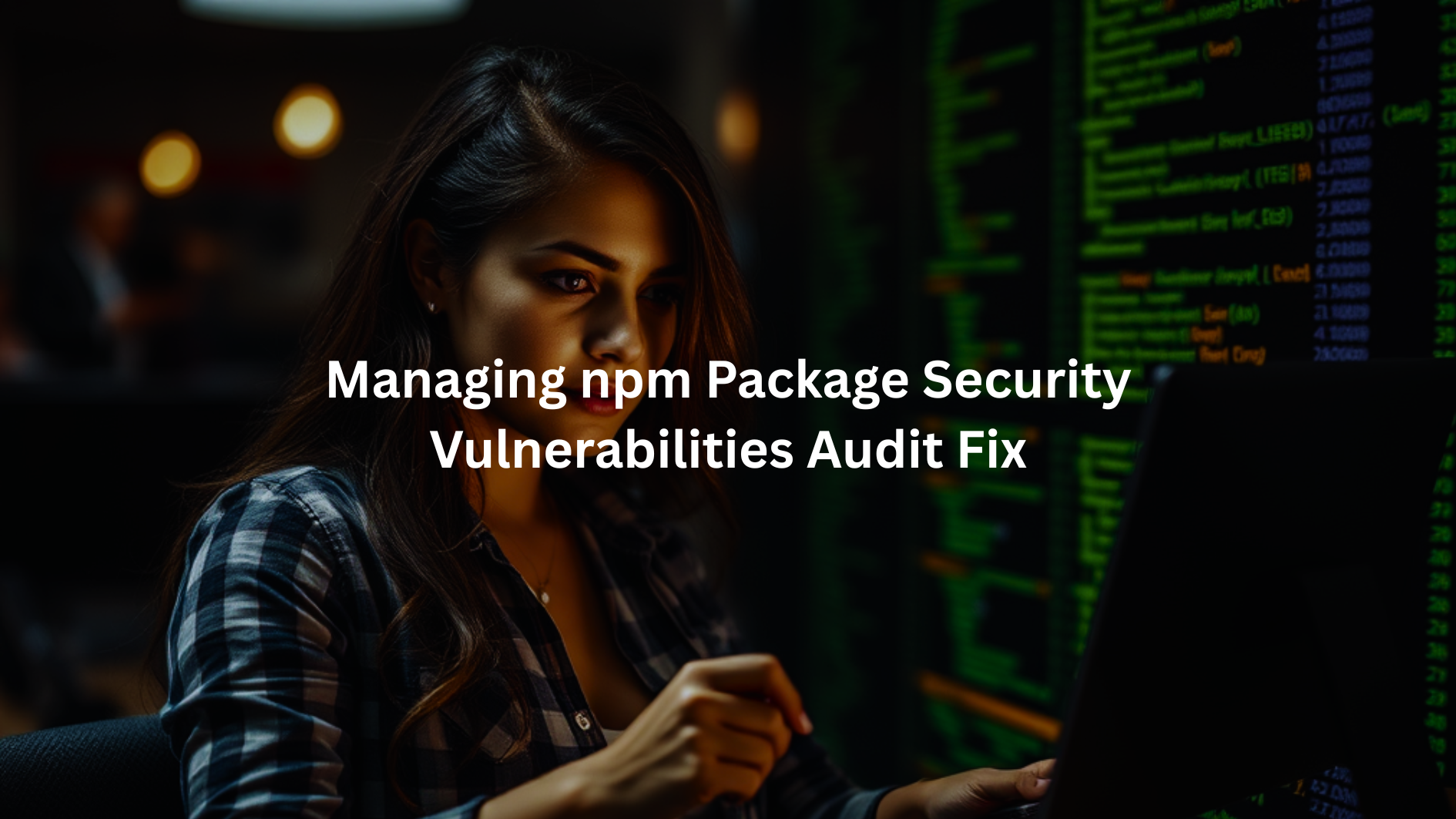 managing npm package security vulnerabilities audit fix