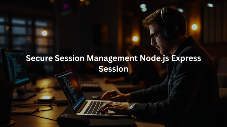 secure session management node.js express session