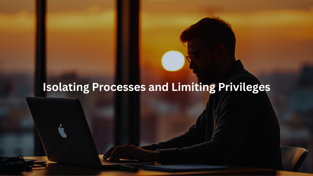Isolating Processes and Limiting Privileges