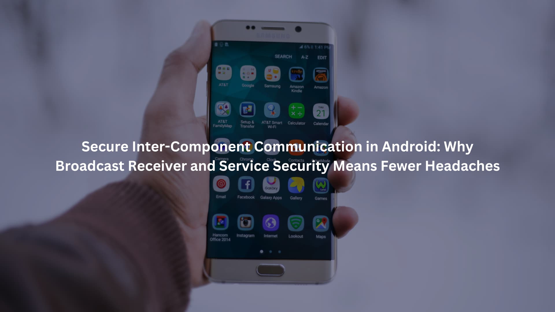 secure inter component communication android broadcast receivers services