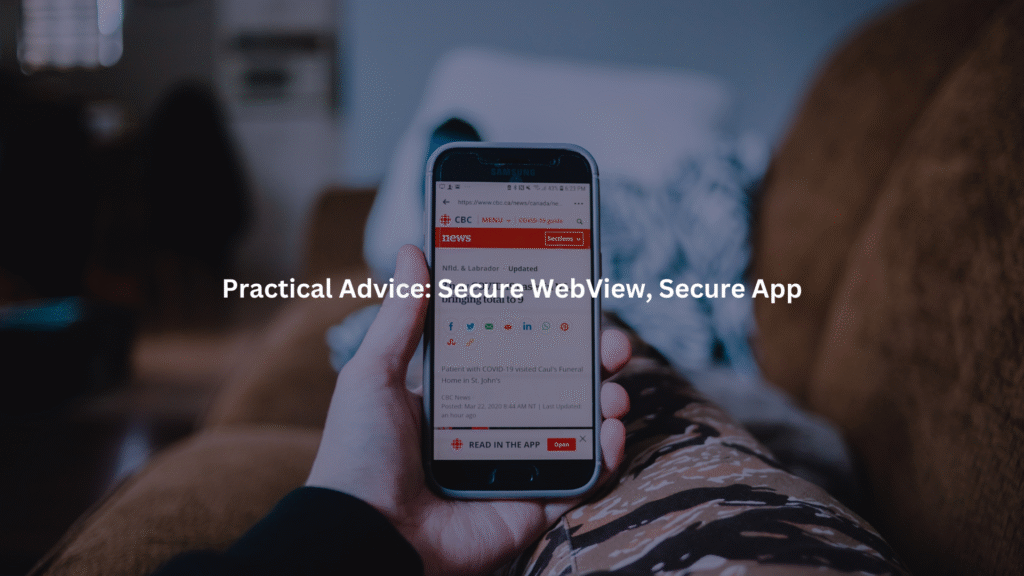 android webview security best practices settings javascript interface