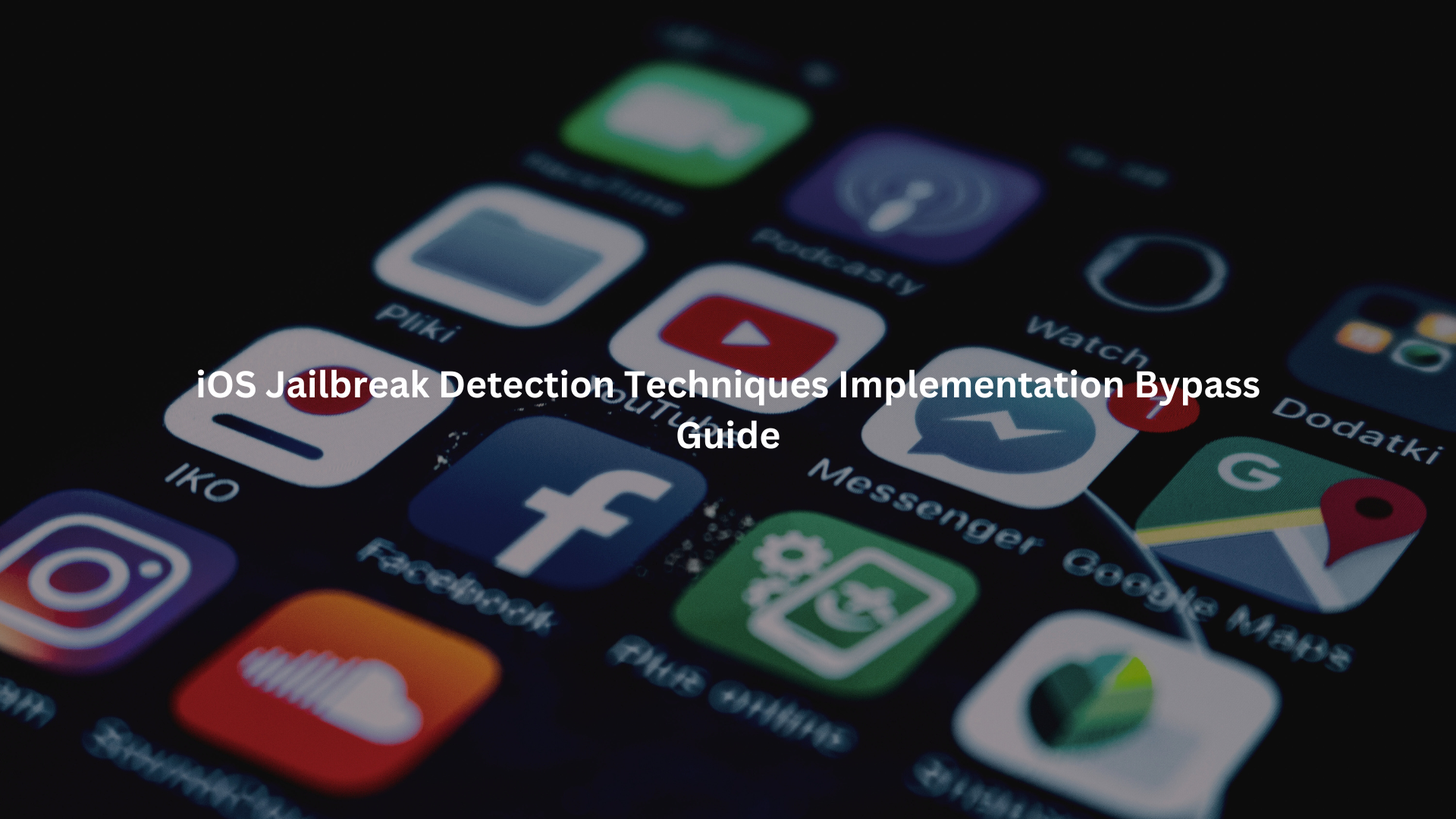 ios jailbreak detection techniques implementation bypass