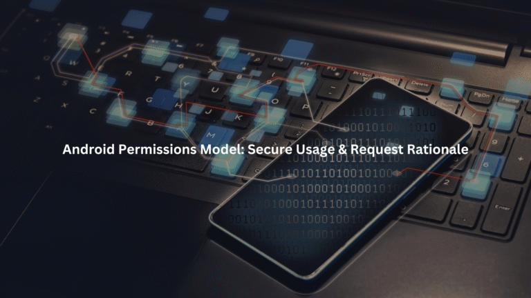android permissions model secure usage request rationale handling