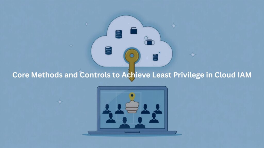 A stylized illustration showing a cloud filled with icons representing files, apps, and databases.