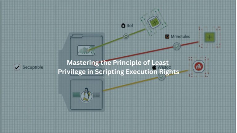 Mastering the Principle of Least Privilege in Scripting Execution Rights