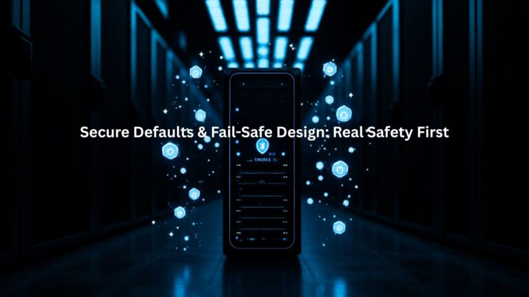 Secure Defaults & Fail-Safe Design: Real Safety First