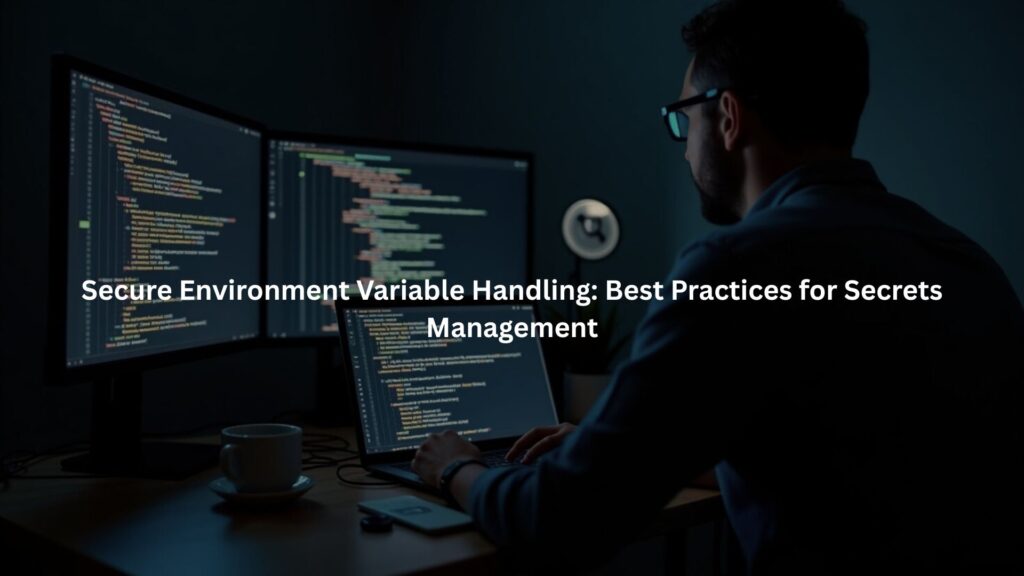 Secure Environment Variable Handling: Best Practices for Secrets Management