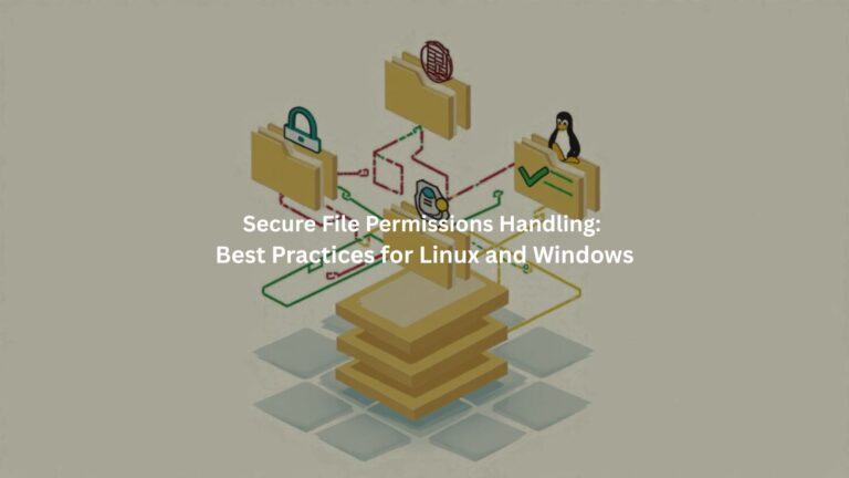 Secure File Permissions Handling: Best Practices for Linux and Windows