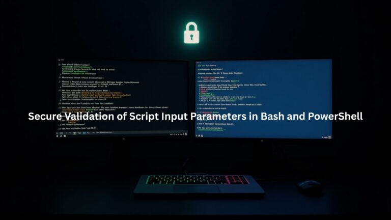 Securely Validate Bash & PowerShell Script Inputs