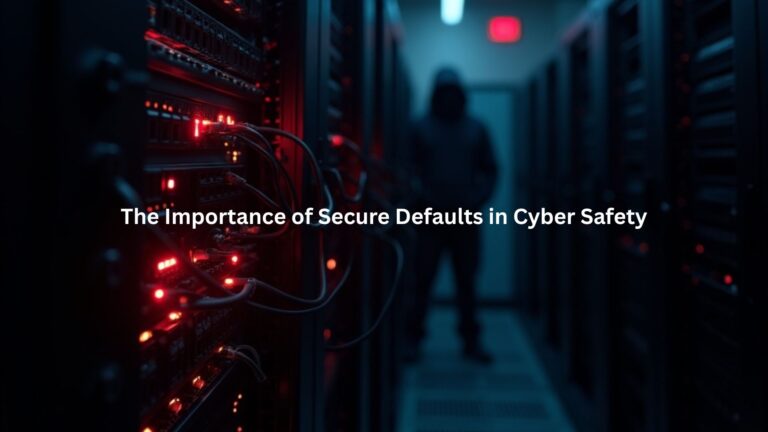 The Importance of Secure Defaults in Cyber Safety