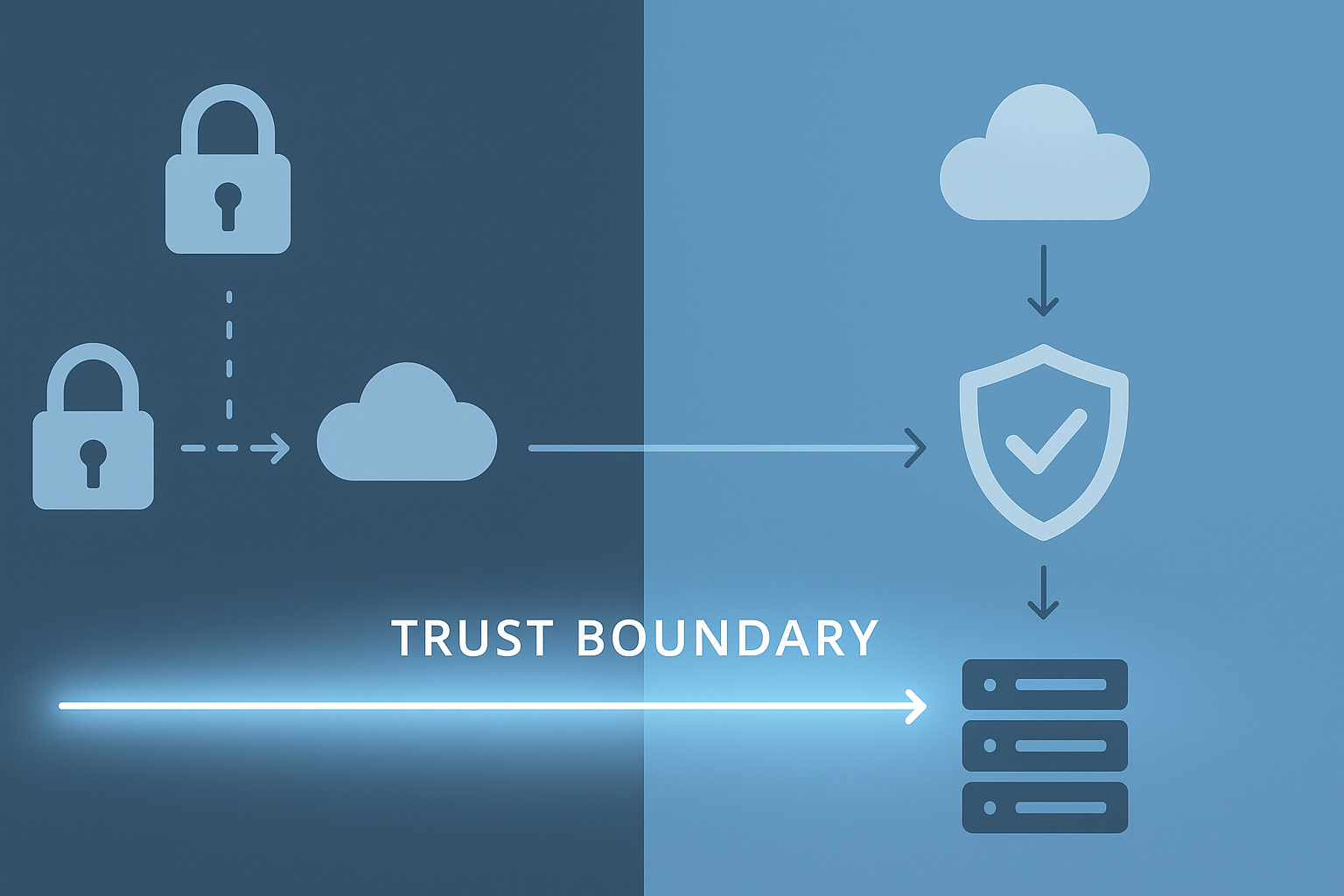 Establishing trust through access control and cloud infrastructure safeguards.