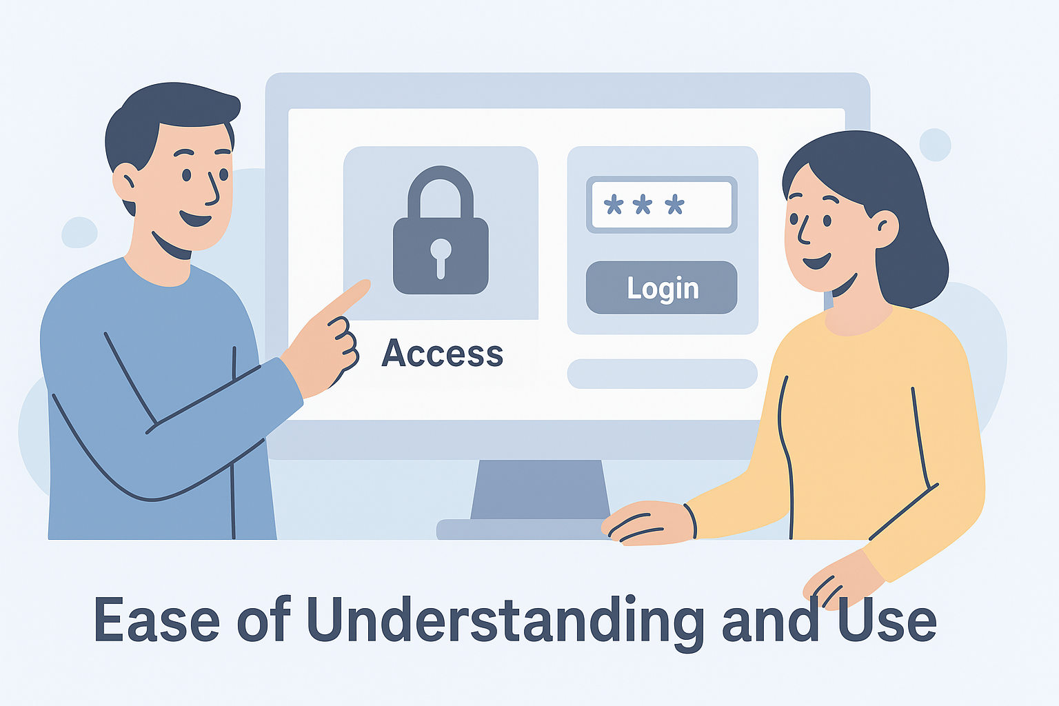 Straightforward security design promotes easy understanding and use, enabling efficient and secure access for users.