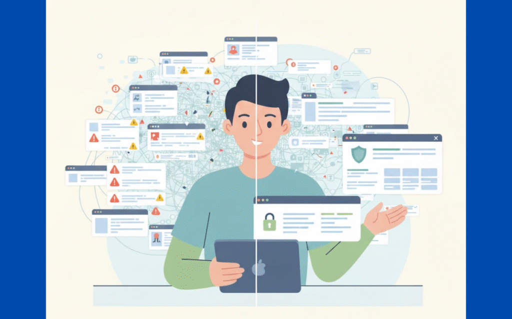 Focused security approach with a clear user interface and simplified digital safeguards for enhanced protection.