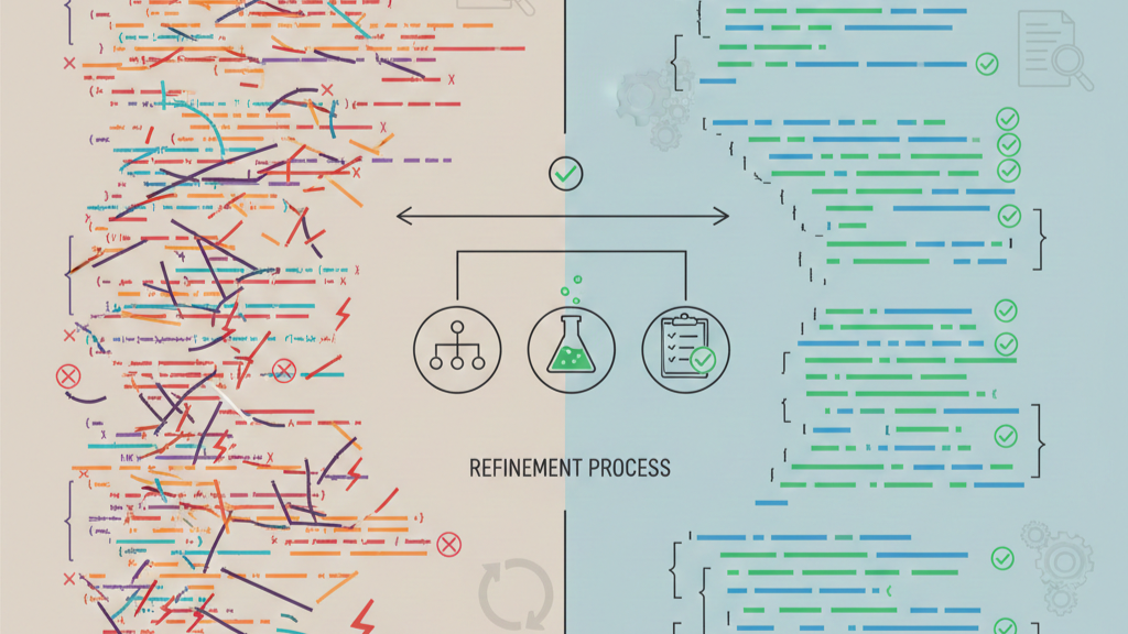 Decoding the AI Refinement Puzzle: Navigating the Intricate Web of Debugging Strategies.
