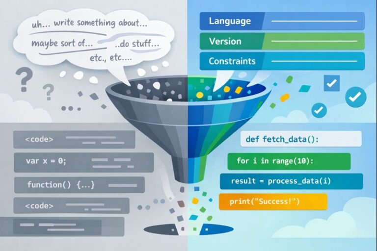 [how to prompt for specific coding languages] Visual guide to writing efficient code using language-specific parameters.