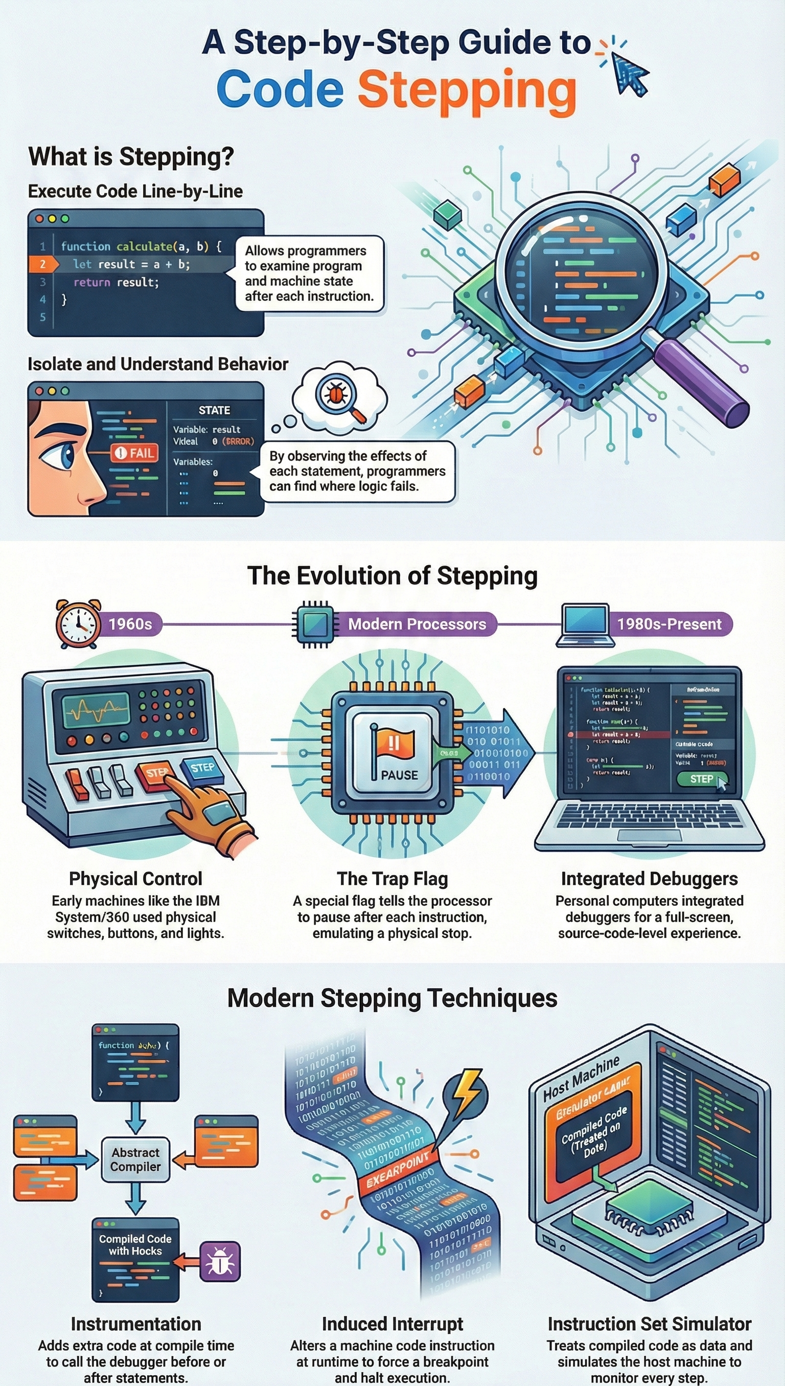 Explore the evolution of code stepping and modern debugging tools to troubleshoot AI-powered applications.