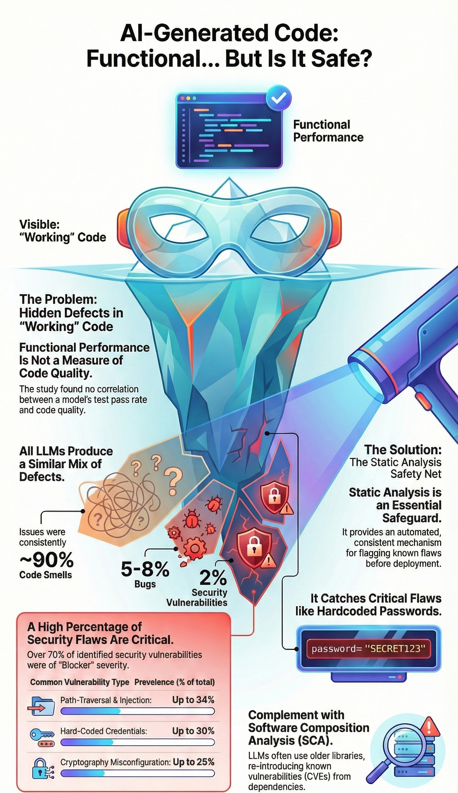 Navigating the Challenges of AI-Produced Code: Strategies for Functional and Secure Software.