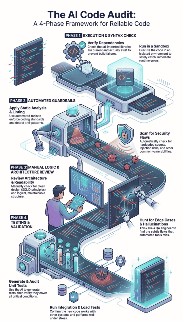 A detailed infographic titled "AI Misunderstood?" outlining three phases for better prompting: Immediate Recovery, Structural Refinement, and Proactive Prevention.
