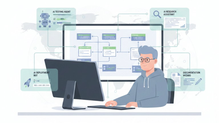 How senior developers can leverage this workflow to orchestrate research, coding, testing, and deployment in one system