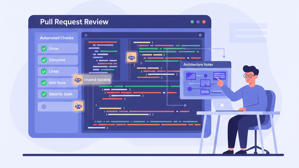 how it impacts team collaboration and code reviews with human reviewers focusing on architecture over syntax