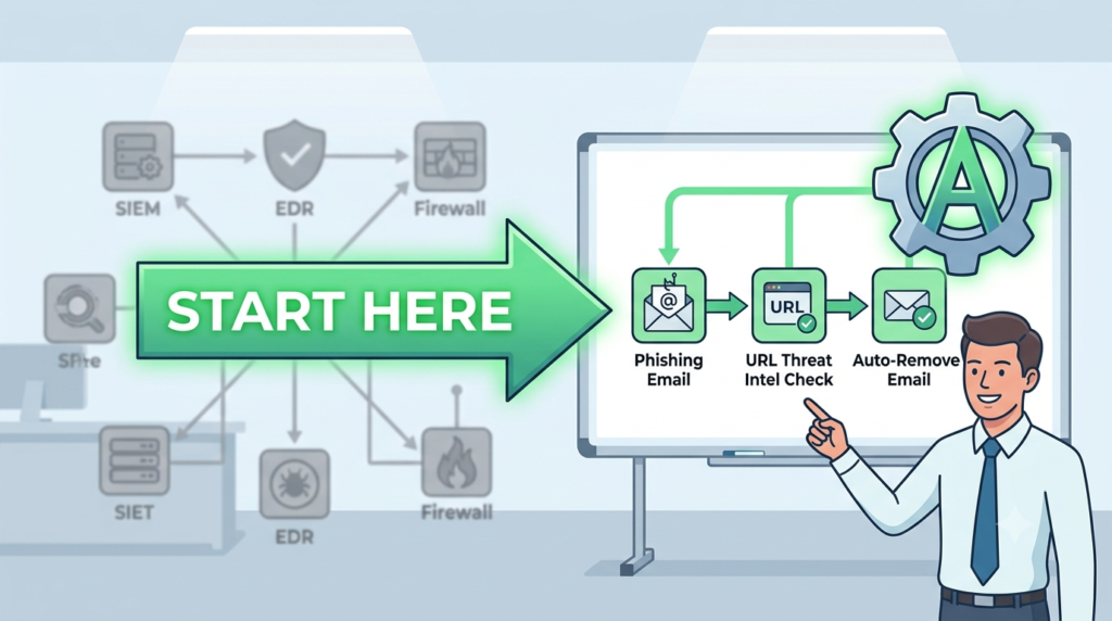 Diagram showing how SOAR integration resolves a function level access control missing vulnerability and secures admin tasks.