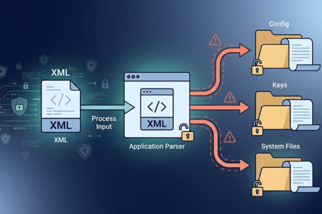 Impact of successful XXE attack unlocking config files, encryption keys, and system files