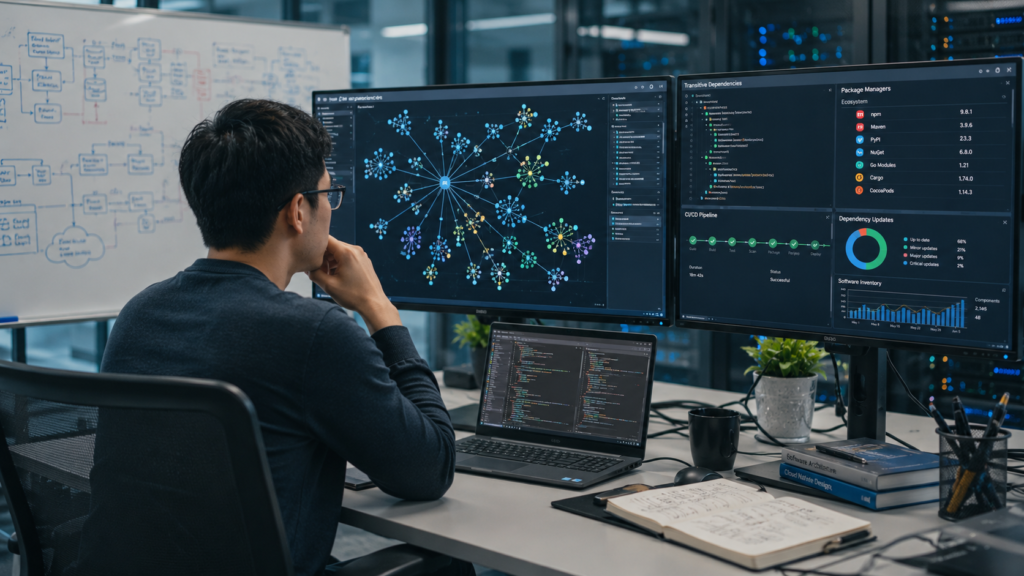 Challenges implementing SCA effectively through dependency mapping and software supply chain visibility.