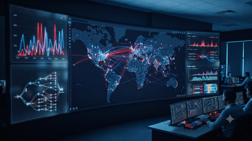 Advanced security dashboard showing gadget chain mapping and data sinks. 