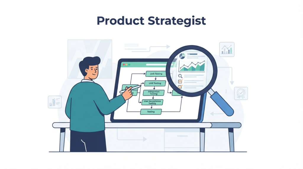 Infographic comparing two paths, emphasizing choosing right validation strategy scenario early on.