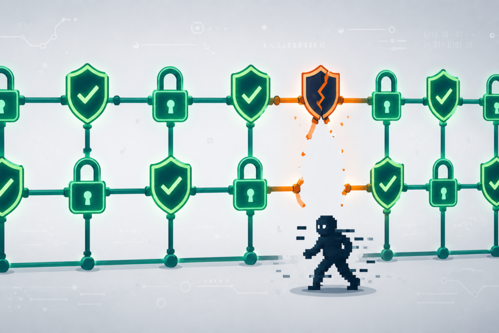 Missing security headers browser leaves one broken shield in a chain, letting an attacker slip through.
