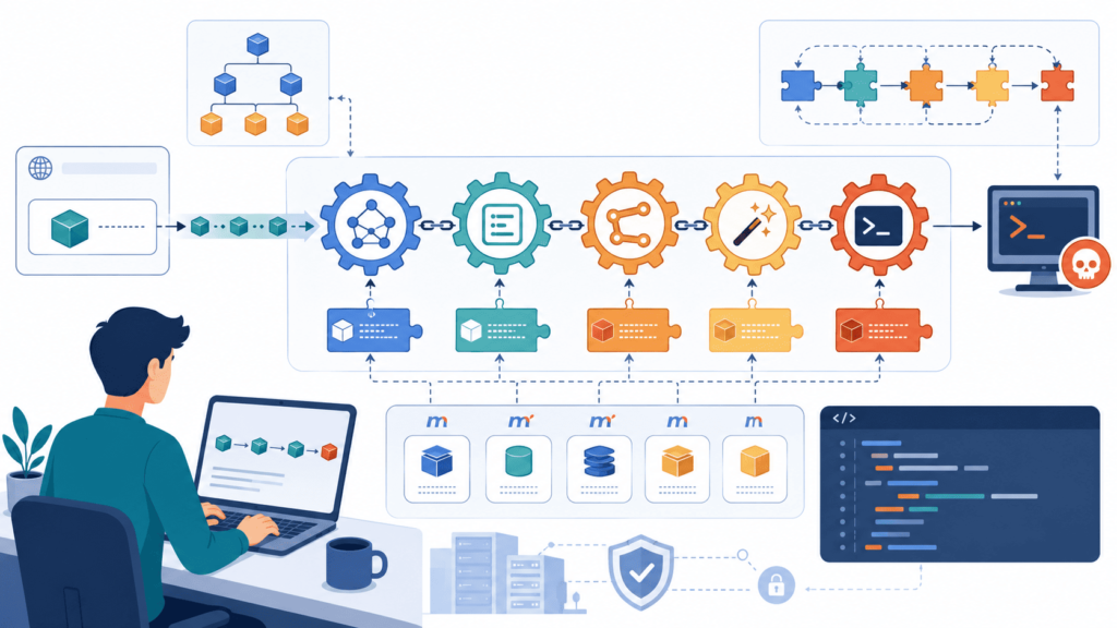  Developer analyzing insecure deserialization attack examples java through chained gadget exploitation
