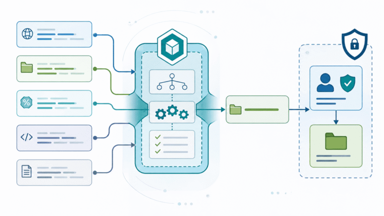 Data flow diagram showing libraries handling canonicalization securely before granting file access.