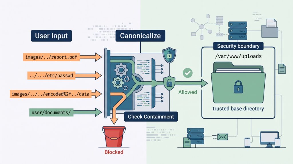 Path Traversal Canonicalization Example: Avoid Common Bypasses 