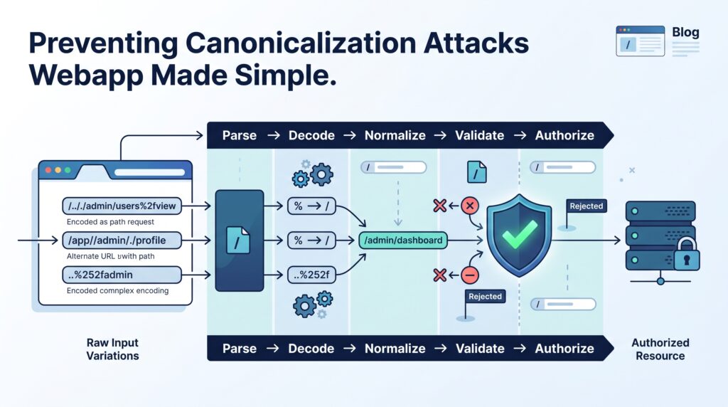 Preventing Canonicalization Attacks Webapp Made Simple 