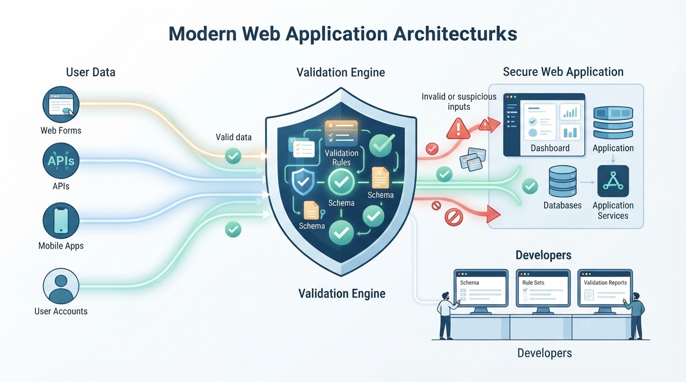 A step-by-step guide to integrating a validation framework in modern web application architecture.
